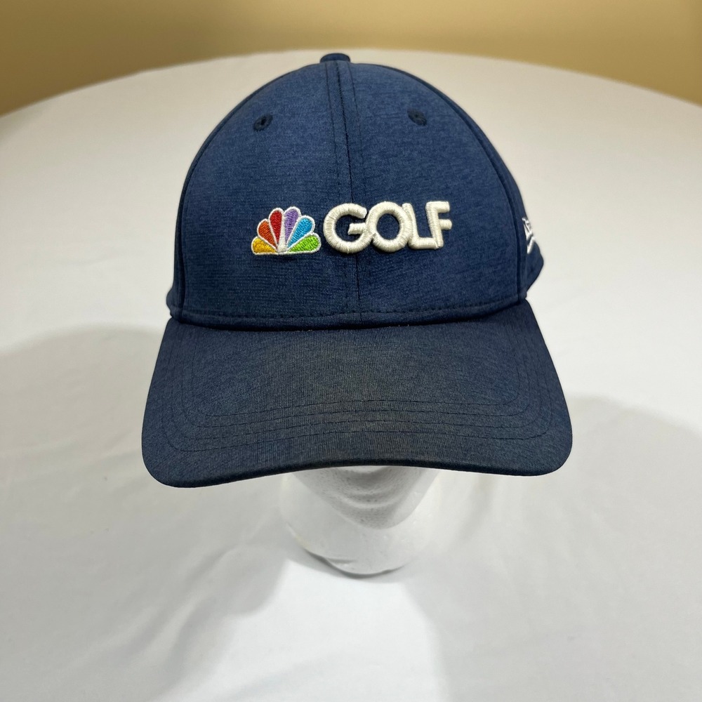 New Era Golf Hat Mens Navy Blue NBC Golf Embroidered Adjustable Cap
